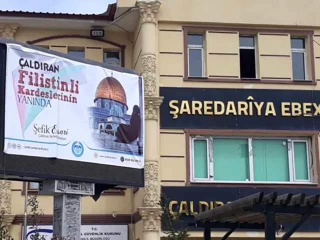 Çaldıran'dan Filistin'e destek Çaldıran'dan Filistin'e destek