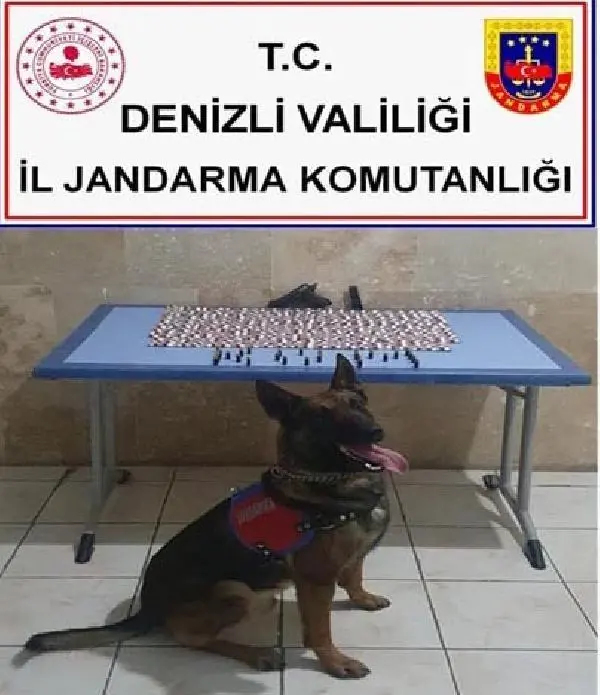 Denizli'de 839 uyuşturucu hap ele geçirildi Denizli'de 839 uyuşturucu hap ele geçirildi