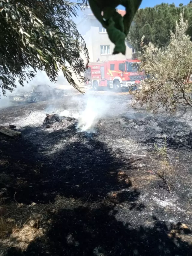 Elektrikli demir kesme makinesi bir otomobilin yanmasına neden oldu Elektrikli demir kesme makinesi bir otomobilin yanmasına neden oldu
