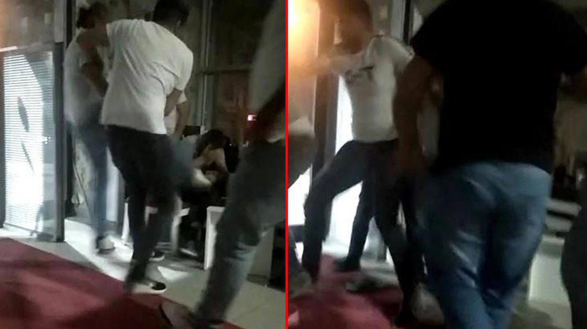 Müşterisini taciz eden taksiciyi toplanıp dövdüler: Senin anan bacın yok mu?