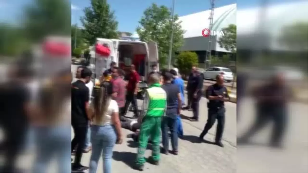 Traktörden düşen şahıs yaralandı