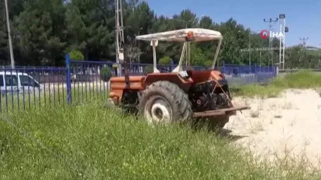 Traktörden düşen şahıs yaralandı