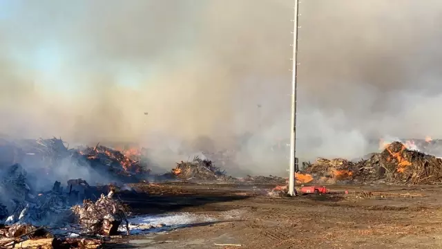 Biyokütle enerji santrali yangınıyla ilgili savcılık inceleme başlattı Biyokütle enerji santrali yangınıyla ilgili savcılık inceleme başlattı
