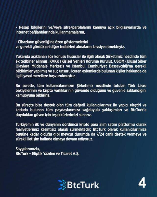 BTC Türk'ten 'hacklendi' iddialarına yanıt