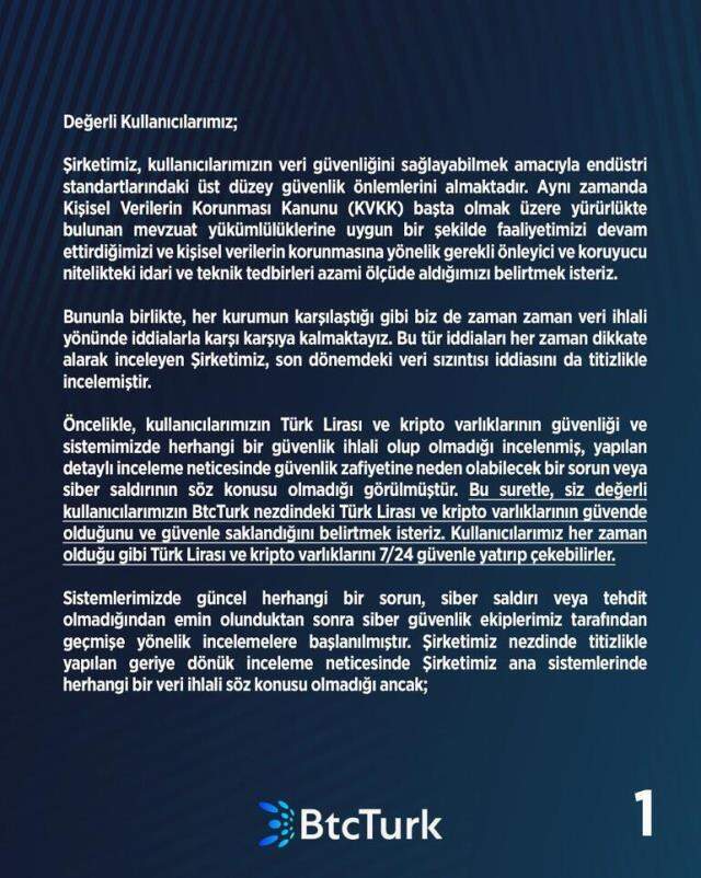 BTC Türk'ten 'hacklendi' iddialarına yanıt