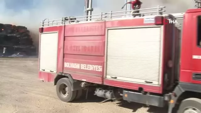 Enerji santrali ikinci kez alevlere teslim odu Enerji santrali ikinci kez alevlere teslim odu