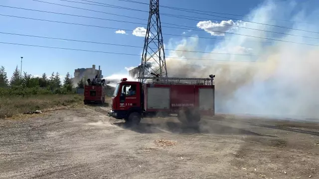 Enerji santrali ikinci kez alevlere teslim oldu Enerji santrali ikinci kez alevlere teslim oldu