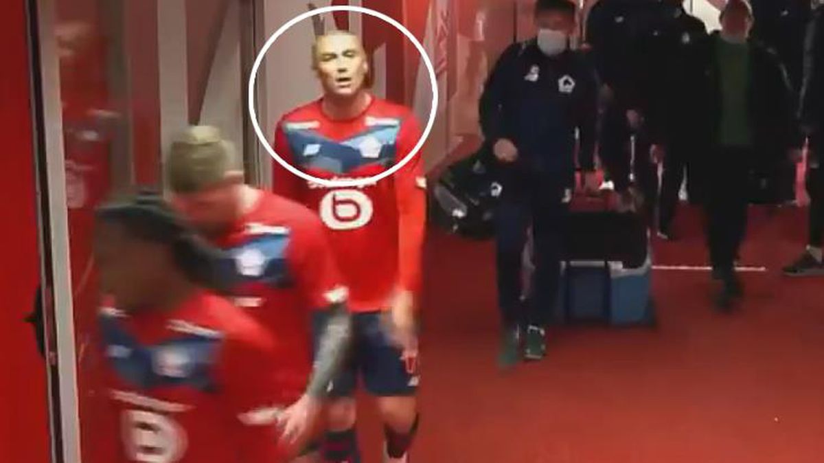 Fransa bu görüntüleri konuşuyor! Burak Yılmaz koridorda esip gürledi