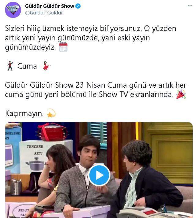 Güldür Güldür Show yeni bölüm yok mu? Güldür Güldür yeni bölüm ne zaman, saat kaçta? 18 Mayıs yeni bölüm olmayacak mı?