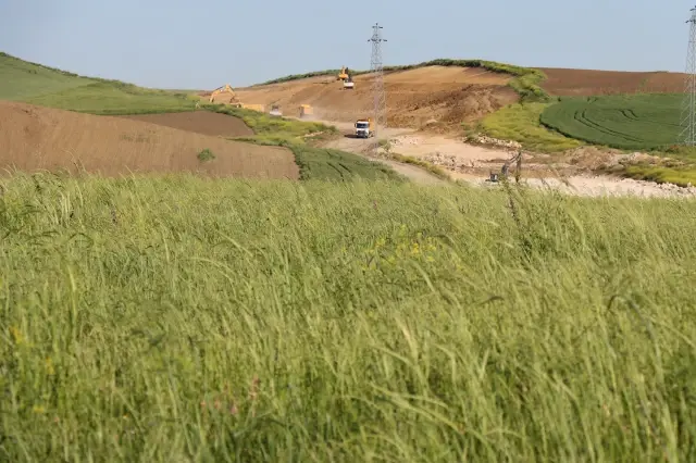 KIRKLARELİ - Halkalı-Kapıkule demir yolu hattında kullanılan merada yetiştirilen hayvan yemi besiciye dağıtılacak
