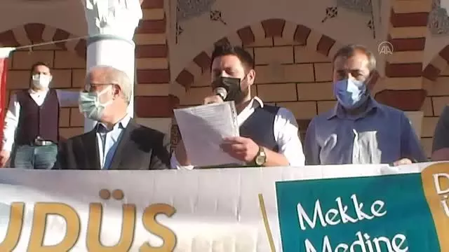 İsrail'in Filistinlilere saldırıları konvoy oluşturularak protesto edildi