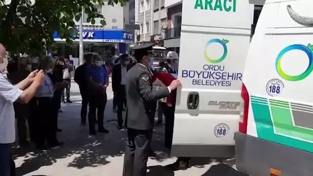 Kıbrıs gazisi son yolculuğuna uğurlandı