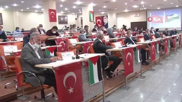 Sivas Belediye Meclisi'nden Filistin'e destek Sivas Belediye Meclisi'nden Filistin'e destek