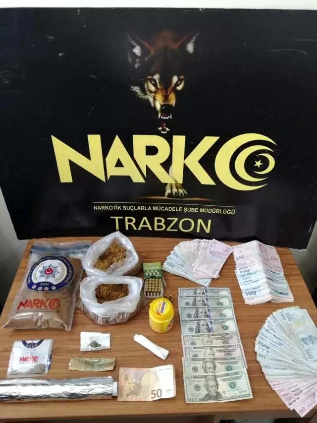 Son dakika haberi... Trabzon'da polisten uyuşturucu operasyonu