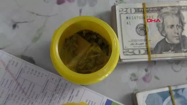 Uyuşturucuları turşu bidonlarında saklamışlar