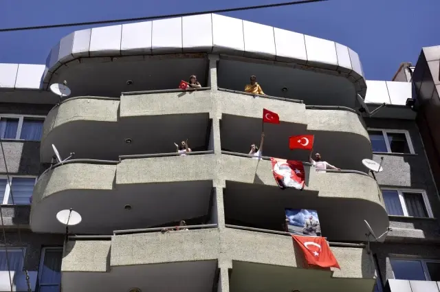 19 Mayıs kortejinde renkli görüntüler 19 Mayıs kortejinde renkli görüntüler