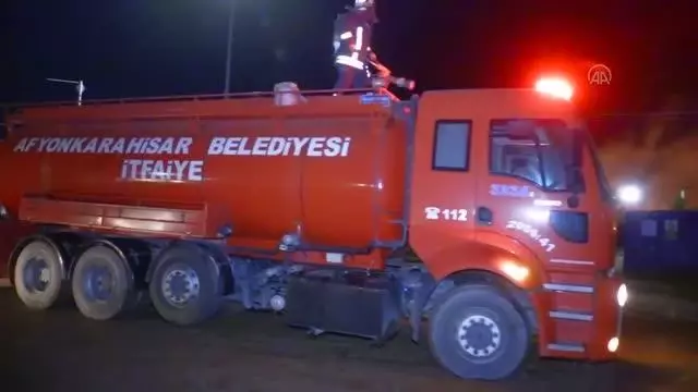 AFYONKARAHİSAR - Biyokütle enerji santralinde yangın çıktı (5) AFYONKARAHİSAR - Biyokütle enerji santralinde yangın çıktı (5)