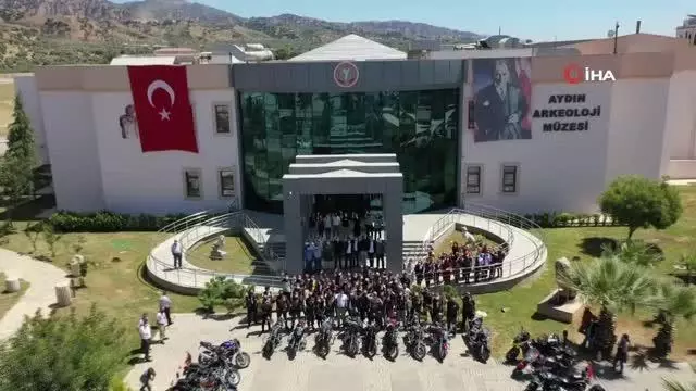 Aydın'ın kültür tanıtımına motosiklet tutkunlarından anlamlı destek Aydın'ın kültür tanıtımına motosiklet tutkunlarından anlamlı destek