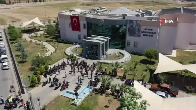 Aydın'ın kültür tanıtımına motosiklet tutkunlarından anlamlı destek