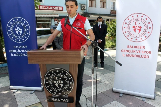 Manyas'ta Atatürk'ü Anma Gençlik ve Spor Bayramı kutlandı