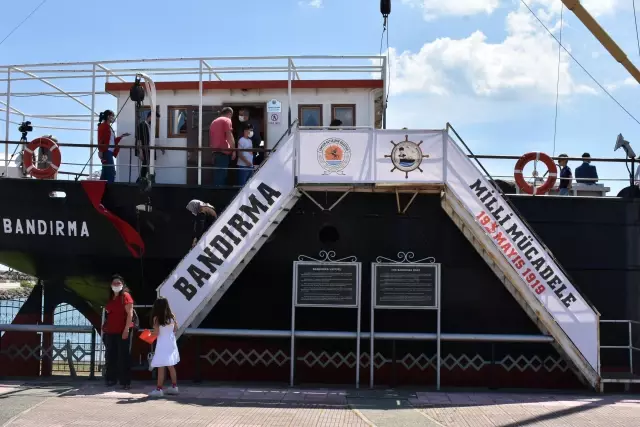 Samsun'da Bandırma Gemi Müze ve Milli Mücadele Açık Hava Müzesi'ne ziyaretçi akını Samsun'da Bandırma Gemi Müze ve Milli Mücadele Açık Hava Müzesi'ne ziyaretçi akını