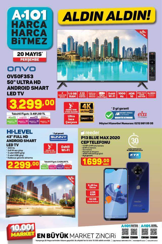 20 Mayıs A101 kataloğu 2021! A101 20 Mayıs Aldın Aldın | A 101 Aldın Aldın 2021! A101 aktüel ürün listesi kataloğunda neler var?