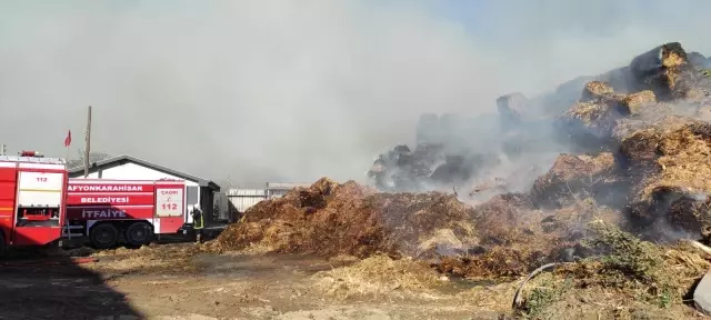 Son dakika haber | Afyonkarahisar'da pelet yakıtı üretilen tesiste yangın çıktı Son dakika haber | Afyonkarahisar'da pelet yakıtı üretilen tesiste yangın çıktı