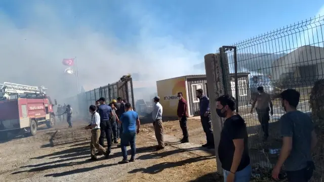 Son dakika haberleri | Kalorifer yakıtı üretilen tesiste yangın çıktı Son dakika haberleri | Kalorifer yakıtı üretilen tesiste yangın çıktı