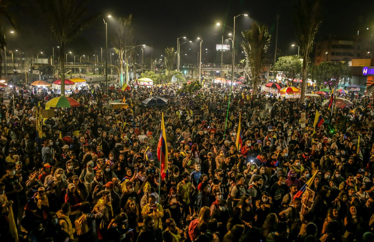 Kolombiya'da hükümete yönelik protestolar 22. gününde devam ediyor