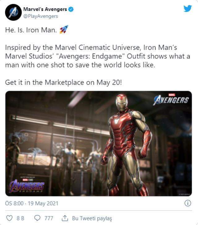 Marvel's Avengers, yeni Iron Man kostümünü tanıttı! Marvel's Avengers, yeni Iron Man kostümünü tanıttı!