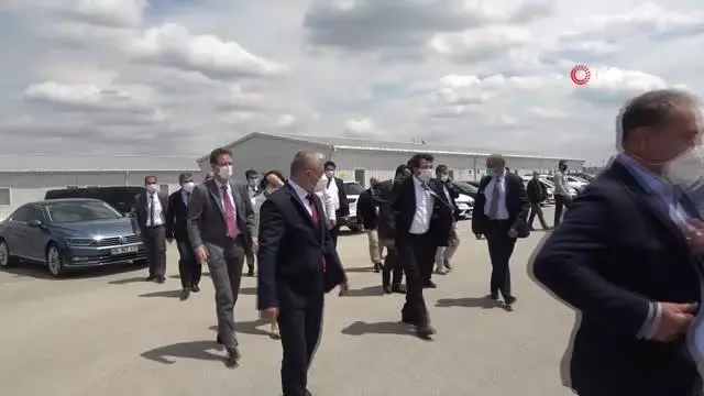 Meyer-Landrut ve Kaymakcı'dan, Lüleburgaz Hızlı Tren Merkez Şantiyesini inceledi