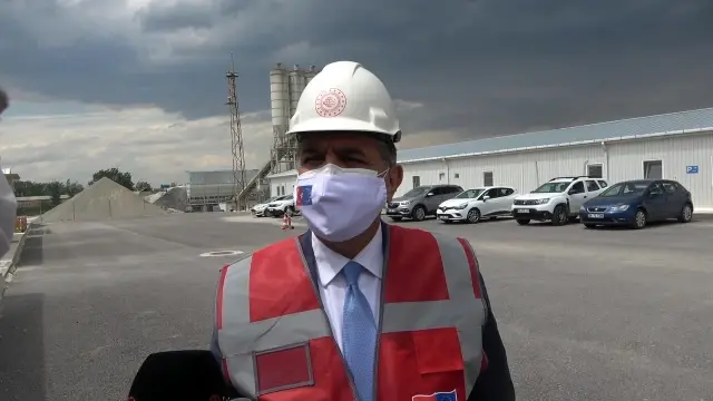 Meyer-Landrut ve Kaymakcı'dan, Lüleburgaz Hızlı Tren Merkez Şantiyesini inceledi