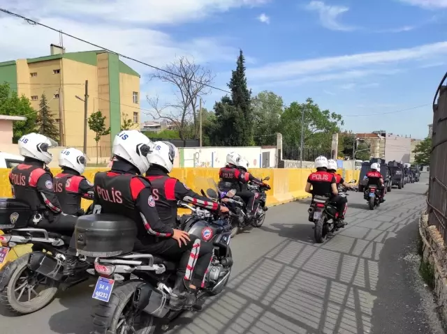 Şişli'de özel harekat polisli asayişi denetimi