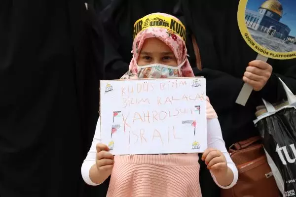 İsrail'in Filistinlilere yönelik saldırıları protesto edildi