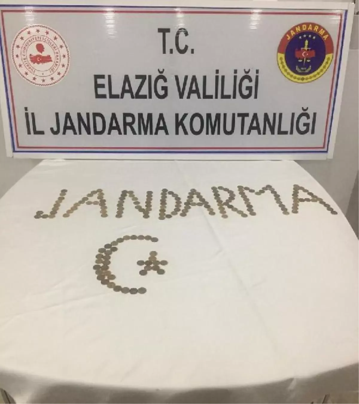 Elazığ'da 186 sikke ele geçirildi