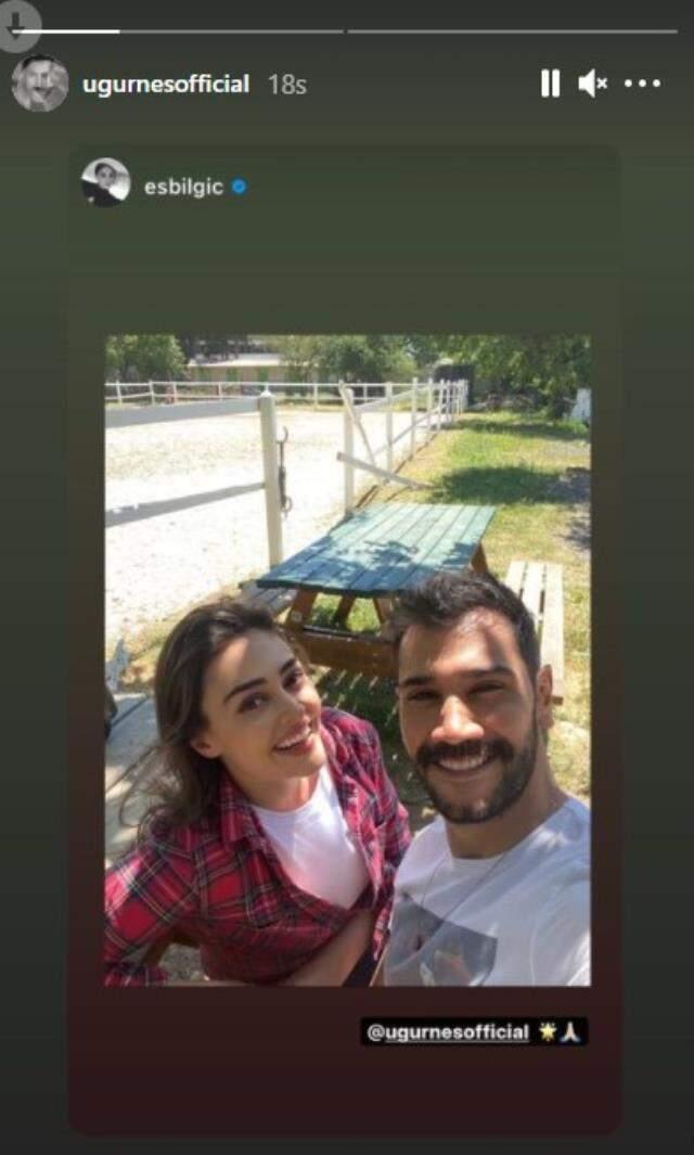 Kanunsuz Topraklar dizisinin başrolleri Esra Bilgiç ve Uğur Güneş set hallerini yayınladı Kanunsuz Topraklar dizisinin başrolleri Esra Bilgiç ve Uğur Güneş set hallerini yayınladı