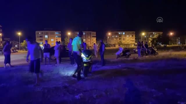 Otomobille çarpışan motosikletin sürücüsü yaralandı