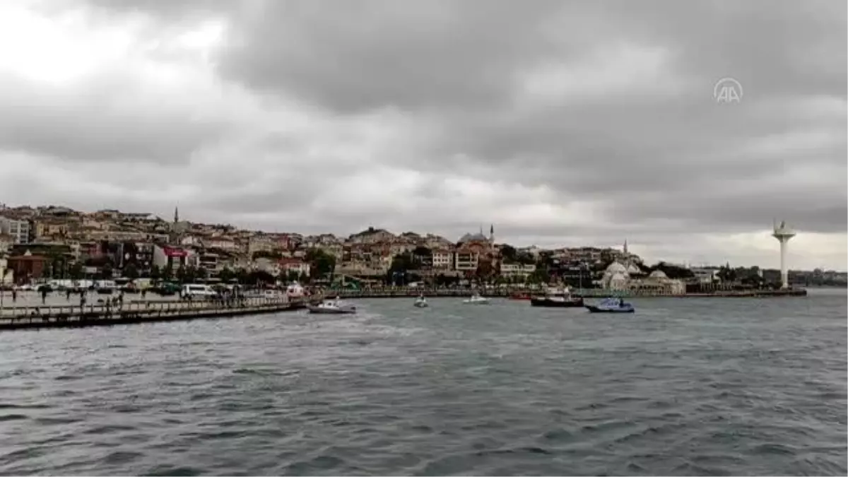 Üsküdar'da düşen oltasını almak için denize atlayan kişi boğulma tehlikesi geçirdi