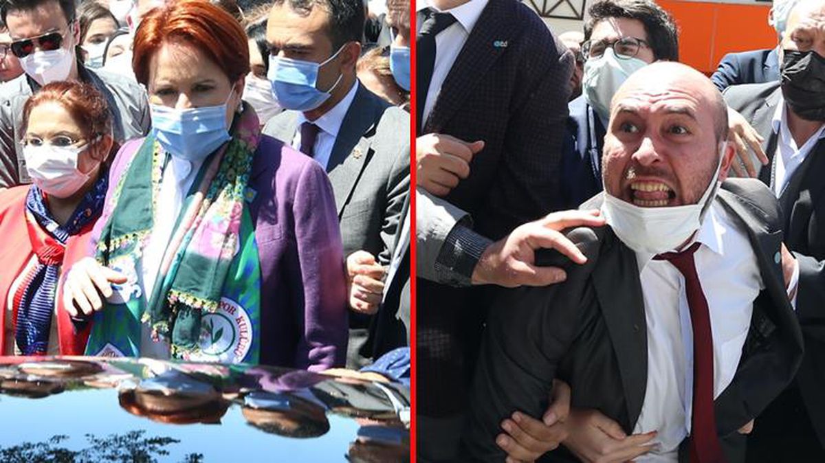 Akşener'in ziyareti sırasında korumalar tarafından darbedilen esnaf o anları anlattı