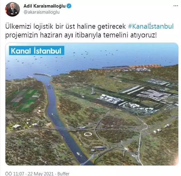 Bakan Karaismailoğlu: Kanal İstanbul'un temelini haziran ayında atıyoruz