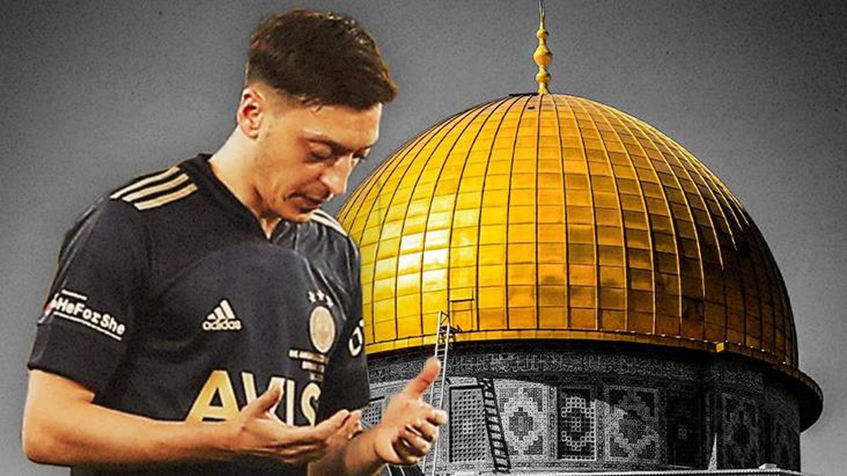 Fenerbahçe'nin star futbolcusu Mesut Özil'den Filistinli çocuklara yardım eli