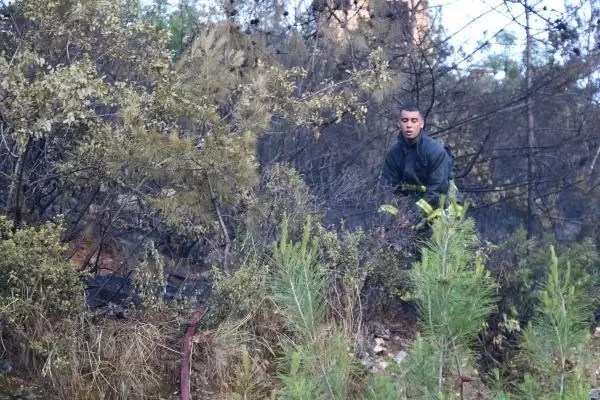 Son dakika haber... Huzurevi yakınında bulunan ormanlık alanda çıkan yangın söndürüldü Son dakika haber... Huzurevi yakınında bulunan ormanlık alanda çıkan yangın söndürüldü