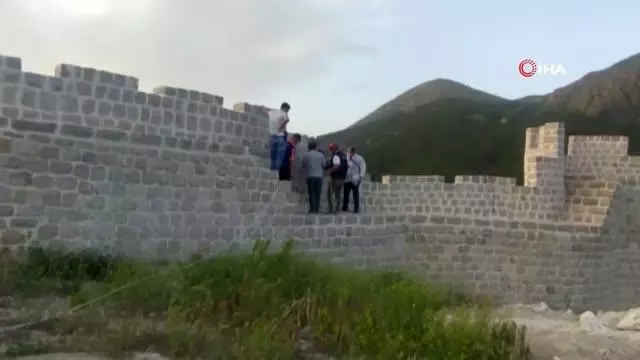 İskilip Kalesi'nden düşen şahsın kimliği belirlendi İskilip Kalesi'nden düşen şahsın kimliği belirlendi