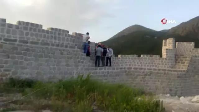 İskilip Kalesi'nden düşen şahsın kimliği belirlendi İskilip Kalesi'nden düşen şahsın kimliği belirlendi