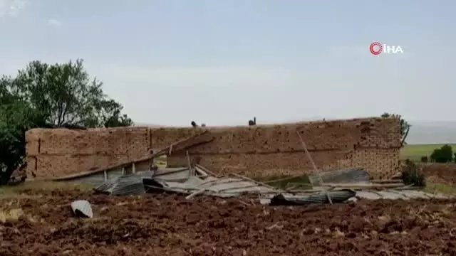 Tunceli'de şiddetli fırtınanın bilançosu ağır oldu...Çatılar uçtu, ağaçlar devrildi, hayvanlar telef oldu Tunceli'de şiddetli fırtınanın bilançosu ağır oldu...Çatılar uçtu, ağaçlar devrildi, hayvanlar telef oldu