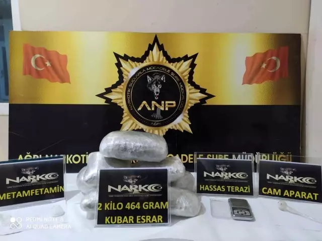 Ağrı'da bir buçuk yılda 1 ton 260 kilo 707 gram uyuşturucu madde ele geçirildi Ağrı'da bir buçuk yılda 1 ton 260 kilo 707 gram uyuşturucu madde ele geçirildi