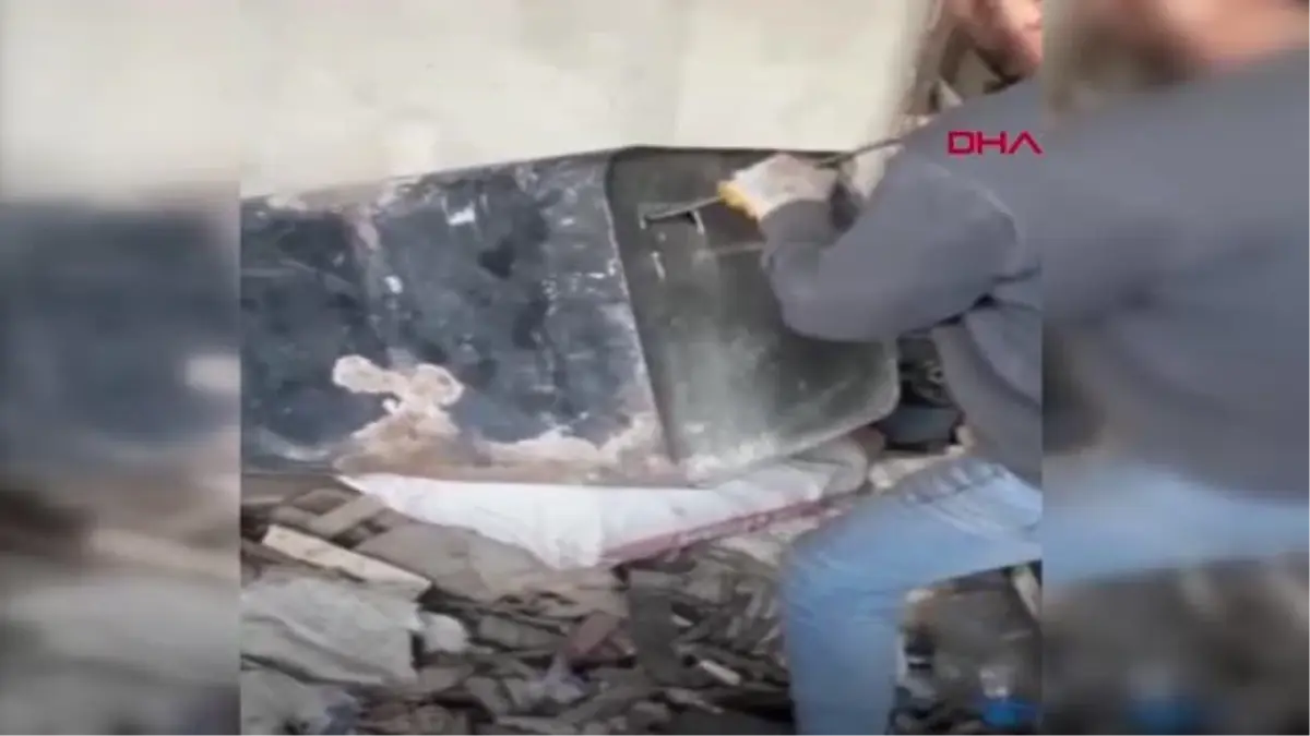 BARTIN BOŞ MAZOT TANKINDA MAHSUR KALAN KEDİYİ KURTARDI