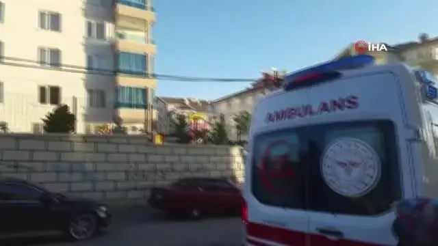 Başkentte 11 katlı binanın 5. katında korkutan yangın Başkentte 11 katlı binanın 5. katında korkutan yangın