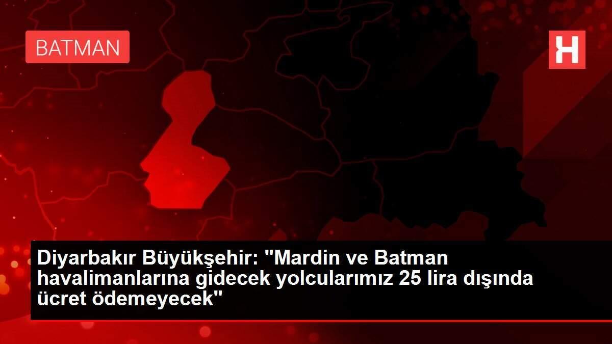 Diyarbakır Havalimanı'ndaki çalışmalar nedeniyle uçuşlar Mardin ve Batman havalimanlarına yönlendirildi