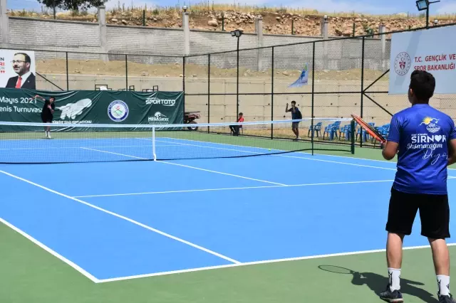 Cudi Cup Tenis Turnuvası - Protokol konuşmaları Cudi Cup Tenis Turnuvası - Protokol konuşmaları